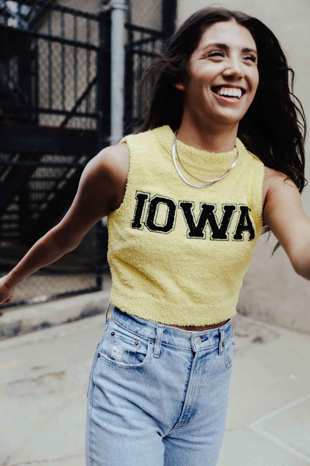 Yellow hot sale sweater tank